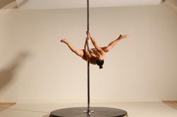 Poledance reference poses of Fannie